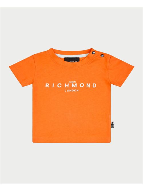 T-shirt John Richmond pour enfants avec boutons JOHN RICHMOND | RIP25014TSAPRICOT